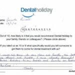 Hand written testimonial