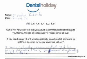 Handwrittenpatienttestimonial