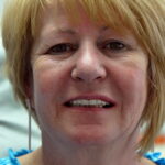 Rosaleen with her new implant crowns